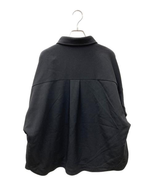 ENFOLD（エンフォルド）ENFOLD (エンフォルド) ダブルクロスシャツ ブラック サイズ:38の古着・服飾アイテム