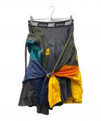 sacai×NIKEサカイ×ナイキ）の古着「再構築ナイロンスカート」｜マルチカラー