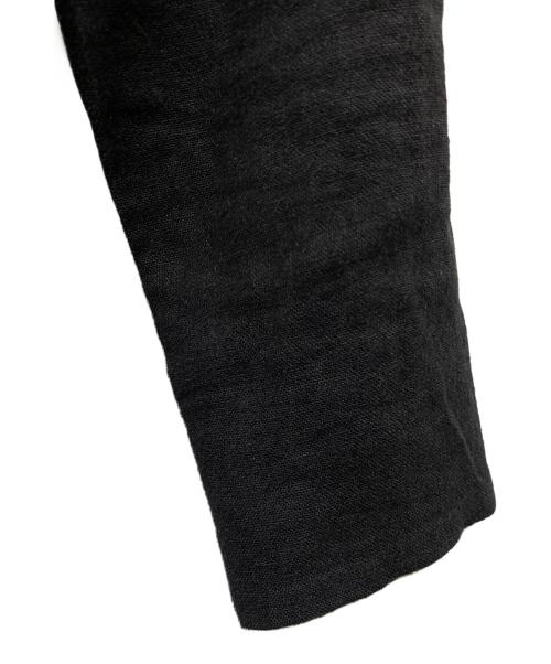 DOUBLE MAISON（ドゥーブルメゾン）DOUBLE MAISON (ドゥーブルメゾン) リネンワンピース ブラック サイズ:SIZE Freeの古着・服飾アイテム