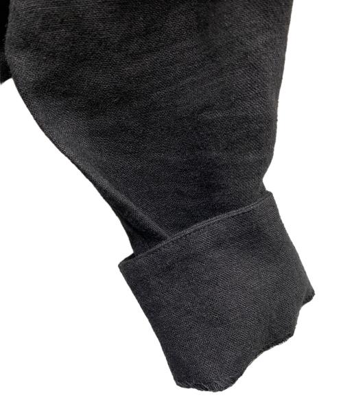 DOUBLE MAISON（ドゥーブルメゾン）DOUBLE MAISON (ドゥーブルメゾン) リネンワンピース ブラック サイズ:SIZE Freeの古着・服飾アイテム