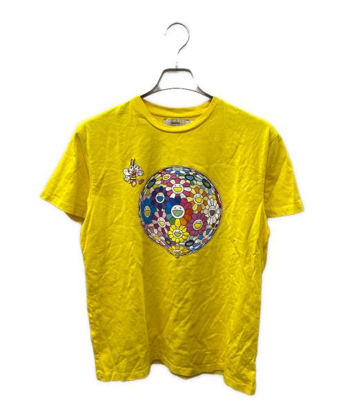 PANGAIA（パンゲア）PANGAIA (パンゲア) Takashi Murakami (タカシ ムラカミ) プリントTシャツ イエロー サイズ:Sの古着・服飾アイテム