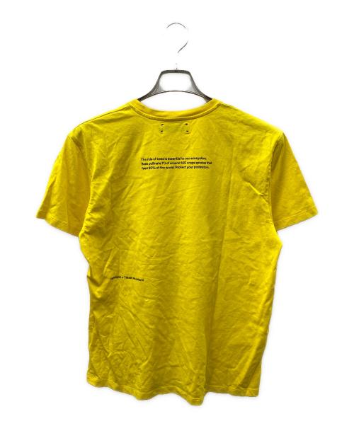 PANGAIA（パンゲア）PANGAIA (パンゲア) Takashi Murakami (タカシ ムラカミ) プリントTシャツ イエロー サイズ:Sの古着・服飾アイテム