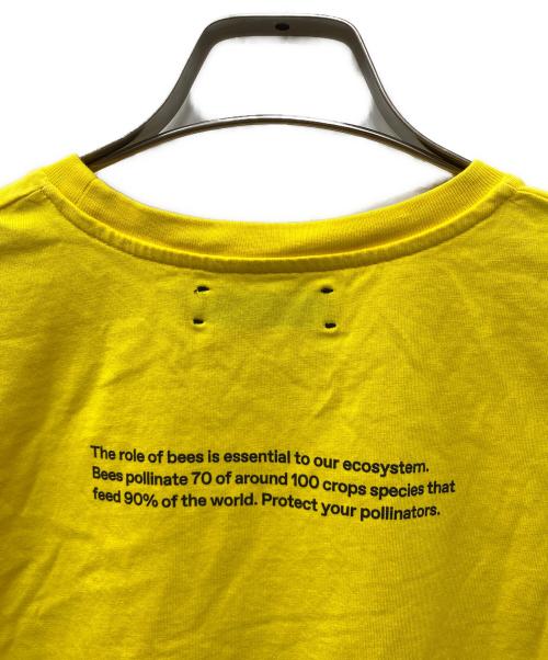 PANGAIA（パンゲア）PANGAIA (パンゲア) Takashi Murakami (タカシ ムラカミ) プリントTシャツ イエロー サイズ:Sの古着・服飾アイテム