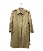 Burberry'sバーバリー）の古着「裏ノバチェックステンカラーコート」｜ベージュ