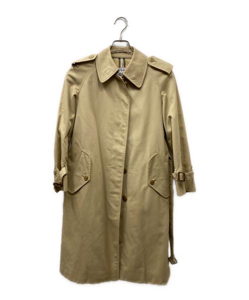 Burberry's（バーバリー）Burberry's (バーバリーズ) 裏ノバチェックステンカラーコート ベージュ サイズ:不明（タグ消え）の古着・服飾アイテム