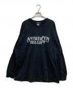 Essayエッセイ）の古着「CUT UP LONG LAYER T-SHIRT  長袖Tシャツ」｜ブラック