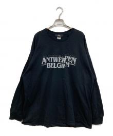 Essay（エッセイ）の古着「CUT UP LONG LAYER T-SHIRT  長袖Tシャツ」｜ブラック