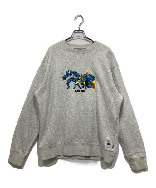 HUF（ハフ）HUF (ハフ) MARVEL (マーベル) スウェット グレー サイズ:Lの古着・服飾アイテム