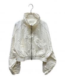 Matin Kim（マーティン・キム）の古着「バックロゴショートレングスナイロンジャケット」｜ホワイト