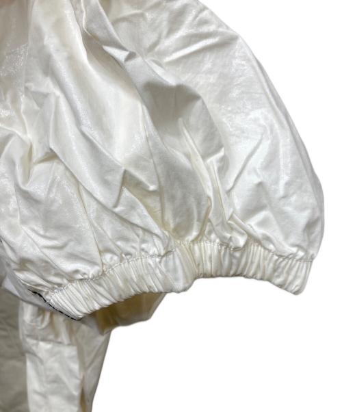 Matin Kim（マーティン・キム）Matin Kim (マーティン・キム) バックロゴショートレングスナイロンジャケット ホワイト サイズ:Sの古着・服飾アイテム