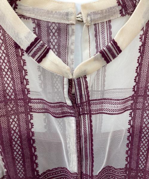 Snidel（スナイデル）Snidel (スナイデル) チュールワンピ ピンク×レッド サイズ:1の古着・服飾アイテム