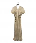 HANAE MORI×CELFORDハナエモリ×セルフォード）の古着「ワンピース」｜ベージュ