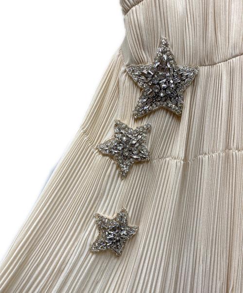 HANAE MORI（ハナエモリ）HANAE MORI (ハナエモリ) CELFORD (セルフォード) ワンピース ベージュ サイズ:38の古着・服飾アイテム