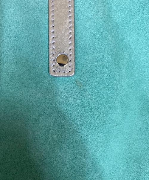 TIFFANY & Co.（ティファニー）Tiffany & Co. (ティファニー) リバーシブル トートバッグ ティファニーブルー シルバー×グリーン サイズ:OneSizeの古着・服飾アイテム