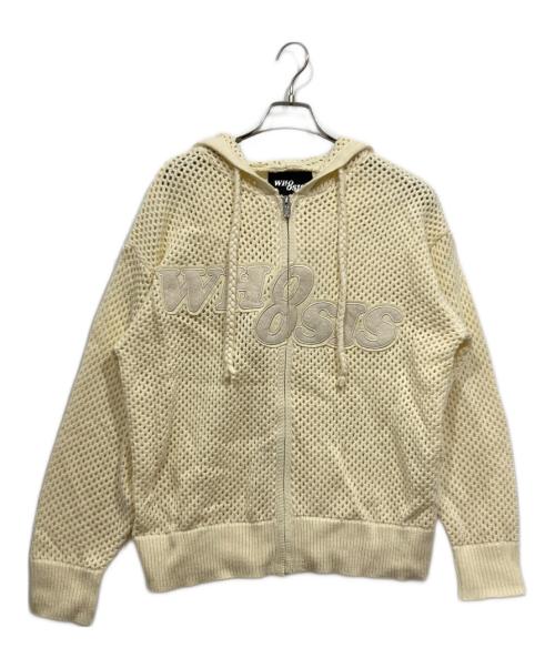 WHOOSIS（フーシス）WHOOSIS (フーシス) ニットパーカー アイボリー サイズ:Sの古着・服飾アイテム