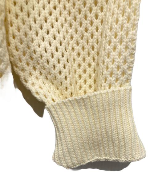 WHOOSIS（フーシス）WHOOSIS (フーシス) ニットパーカー アイボリー サイズ:Sの古着・服飾アイテム