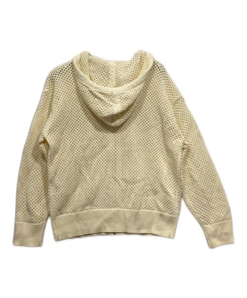 WHOOSIS（フーシス）WHOOSIS (フーシス) ニットパーカー アイボリー サイズ:Sの古着・服飾アイテム