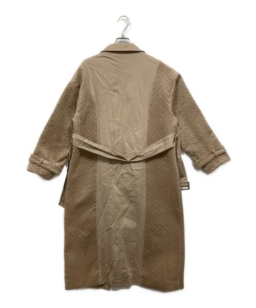 Qussio（クーシオ）Qussio (クーシオ) 切替トレンチコート ベージュ サイズ:Fの古着・服飾アイテム