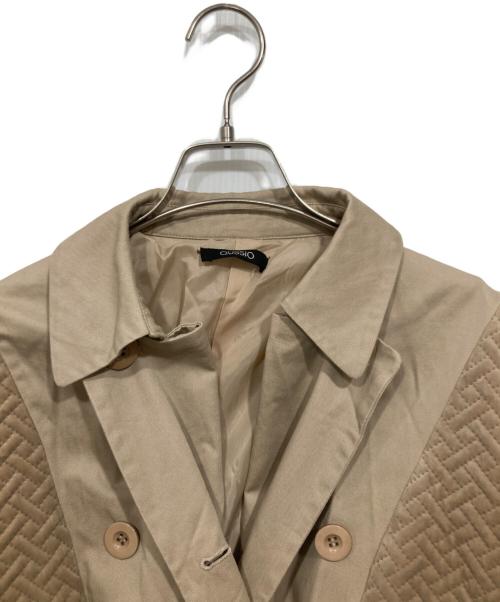 Qussio（クーシオ）Qussio (クーシオ) 切替トレンチコート ベージュ サイズ:Fの古着・服飾アイテム