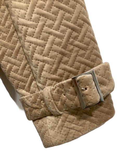 Qussio（クーシオ）Qussio (クーシオ) 切替トレンチコート ベージュ サイズ:Fの古着・服飾アイテム