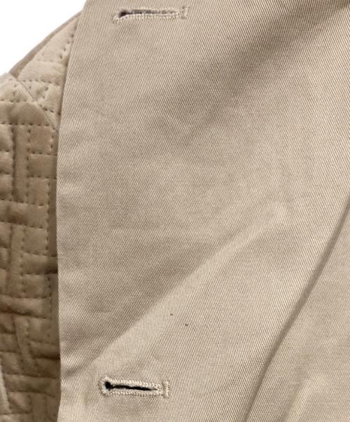 Qussio（クーシオ）Qussio (クーシオ) 切替トレンチコート ベージュ サイズ:Fの古着・服飾アイテム