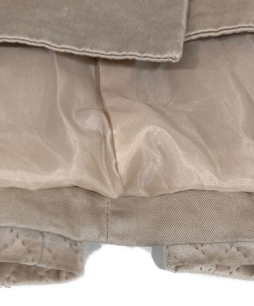 Qussio（クーシオ）Qussio (クーシオ) 切替トレンチコート ベージュ サイズ:Fの古着・服飾アイテム