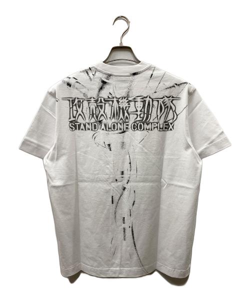 WHOOSIS（フーシス）WHOOSIS (フーシス) GHOST IN THE SHELL (ゴーストインザシェル) コラボプリントTシャツ ホワイト サイズ:Sの古着・服飾アイテム