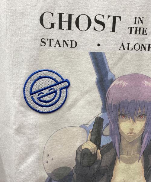 WHOOSIS（フーシス）WHOOSIS (フーシス) GHOST IN THE SHELL (ゴーストインザシェル) コラボプリントTシャツ ホワイト サイズ:Sの古着・服飾アイテム