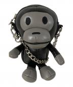 A BATHING APEア ベイシング エイプ）の古着「23AW BABY MILO MINI SHOULDER BAG」｜ブラック×グレー