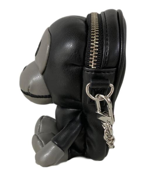 A BATHING APE（ア ベイシング エイプ）A BATHING APE (ア ベイシング エイプ) 23AW BABY MILO MINI SHOULDER BAG ブラック×グレー サイズ:OneSizeの古着・服飾アイテム