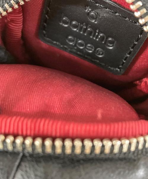 A BATHING APE（ア ベイシング エイプ）A BATHING APE (ア ベイシング エイプ) 23AW BABY MILO MINI SHOULDER BAG ブラック×グレー サイズ:OneSizeの古着・服飾アイテム