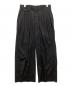 Toironier（トワロニエ）の古着「タックワイドパンツ」｜ブラック