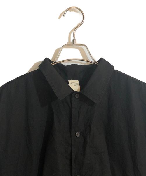 O project（オープロジェクト）O project (オープロジェクト) リップストップシャツ ブラック サイズ:Mの古着・服飾アイテム