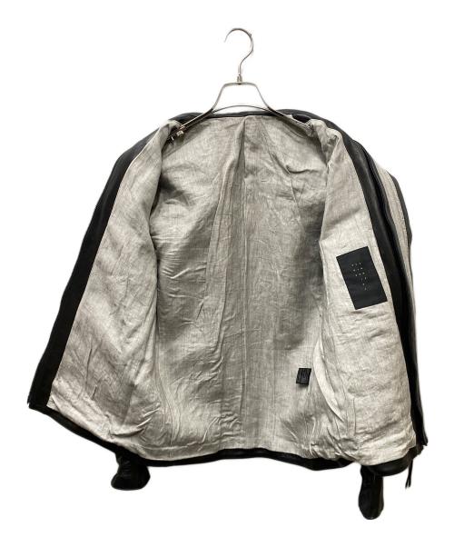 THE VIRIDI-ANNE（ヴィリジアン）THE VIRIDI-ANNE (ヴィリジアン) Horse Leather Jacket ホースレザージャケット ブラック サイズ:SIZE4の古着・服飾アイテム