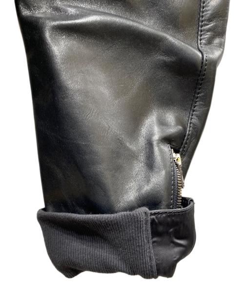 THE VIRIDI-ANNE（ヴィリジアン）THE VIRIDI-ANNE (ヴィリジアン) Horse Leather Jacket ホースレザージャケット ブラック サイズ:SIZE4の古着・服飾アイテム