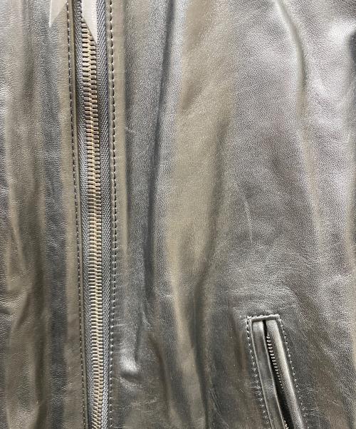 THE VIRIDI-ANNE（ヴィリジアン）THE VIRIDI-ANNE (ヴィリジアン) Horse Leather Jacket ホースレザージャケット ブラック サイズ:SIZE4の古着・服飾アイテム
