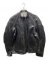 THE VIRIDI-ANNE（ヴィリジアン）の古着「Horse Leather Jacket ホースレザージャケット」｜ブラック