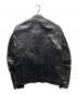 THE VIRIDI-ANNE (ヴィリジアン) Horse Leather Jacket ホースレザージャケット ブラック サイズ:SIZE4：27000円
