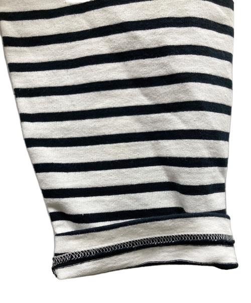 OUTIL（ウティ）OUTIL (ウティ) ロングカットソー ホワイト×ブルー サイズ:SIZE 1の古着・服飾アイテム