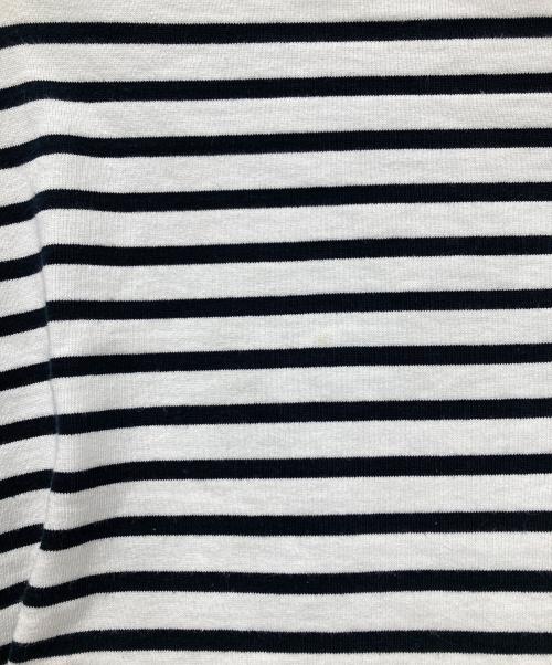 OUTIL（ウティ）OUTIL (ウティ) ロングカットソー ホワイト×ブルー サイズ:SIZE 1の古着・服飾アイテム