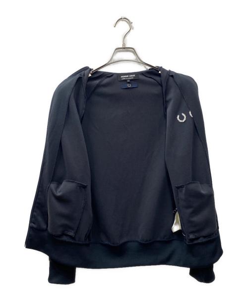 FRED PERRY（フレッドペリー）FRED PERRY (フレッドペリー) COMME des GARCONS HOMME DEUX (コムデギャルソン オム ドゥ) トラックジャケット ブラック サイズ:Sの古着・服飾アイテム