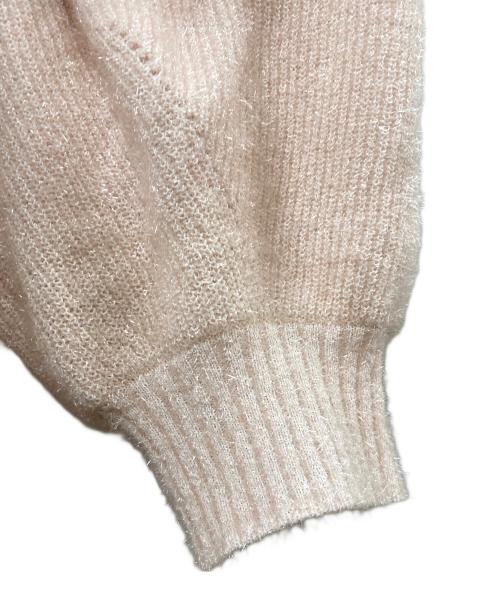 cygne（シーニュ）cygne (シーニュ) 半袖ニット ピンク サイズ:Freeの古着・服飾アイテム