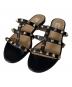 VALENTINO（ヴァレンティノ）の古着「ロックスタッズサンダル」｜ブラック
