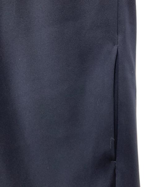 ENFOLD（エンフォルド）ENFOLD (エンフォルド) ダブルサテンタックワンピース ネイビー サイズ:36の古着・服飾アイテム