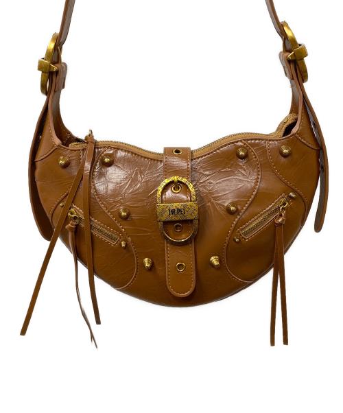 JW PEI（ジェイダブリューペイ）JW PEI (ジェイダブリューペイ) TESSA エンボスショルダーバッグ ブラウン サイズ:OneSizeの古着・服飾アイテム