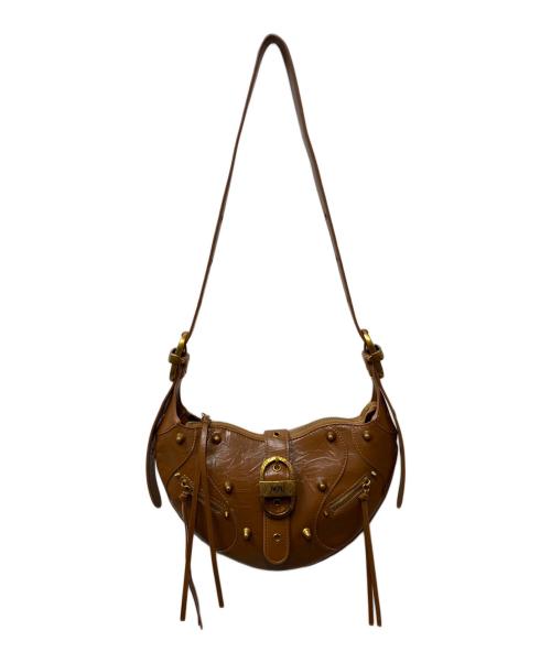 JW PEI（ジェイダブリューペイ）JW PEI (ジェイダブリューペイ) TESSA エンボスショルダーバッグ ブラウン サイズ:OneSizeの古着・服飾アイテム