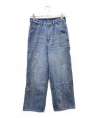 Spick and Spanスピックアンドスパン）の古着「5 1/2 PAINTER DENIM」｜スカイブルー