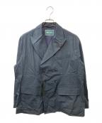 WIND AND SEAウィンダンシー）の古着「リネンダブルジャケット」｜ネイビー