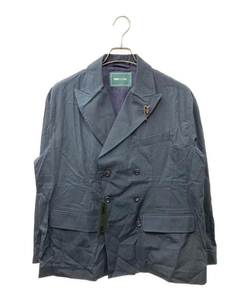 WIND AND SEA（ウィンダンシー）WIND AND SEA (ウィンダンシー) リネンダブルジャケット ネイビー サイズ:Lの古着・服飾アイテム