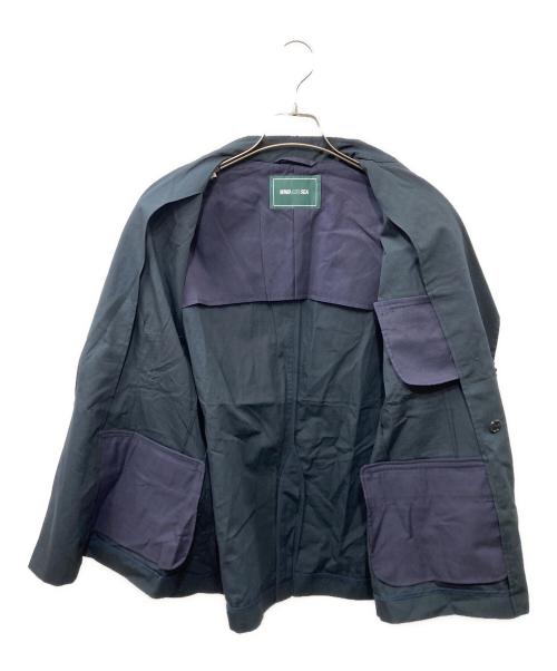 WIND AND SEA（ウィンダンシー）WIND AND SEA (ウィンダンシー) リネンダブルジャケット ネイビー サイズ:Lの古着・服飾アイテム